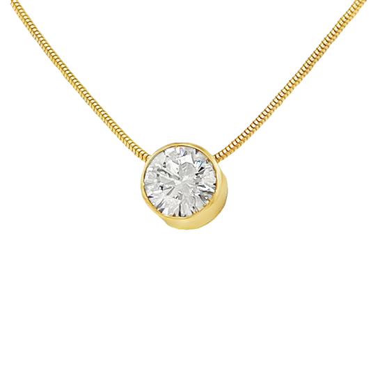 #27629 - Superb 2.21ct D SI1 Diamond Necklace