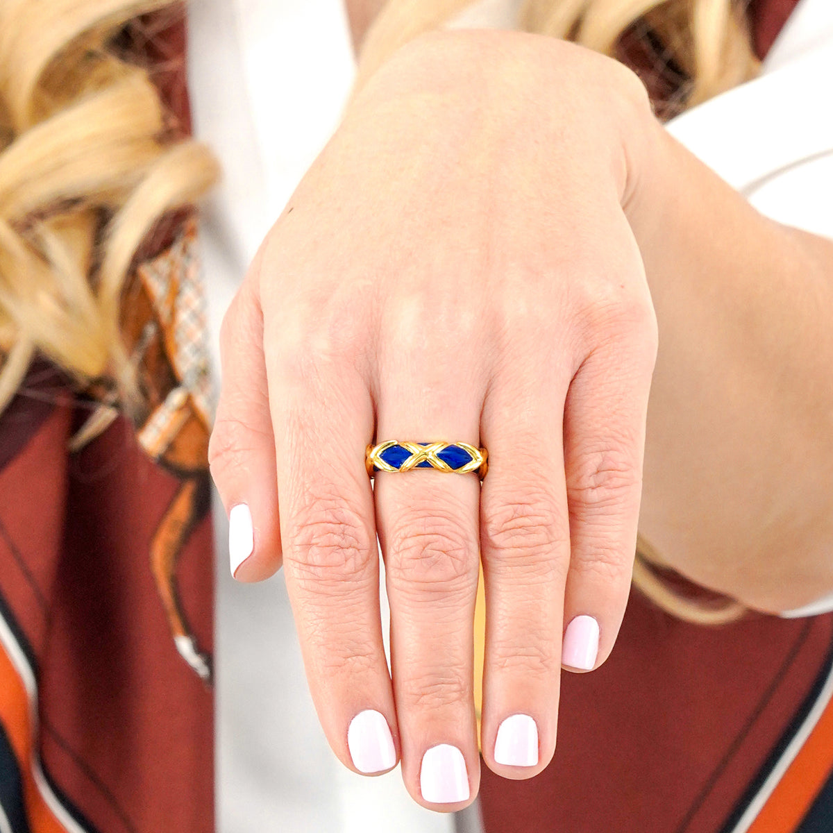 #27630 - Tiffany Enamel Ring