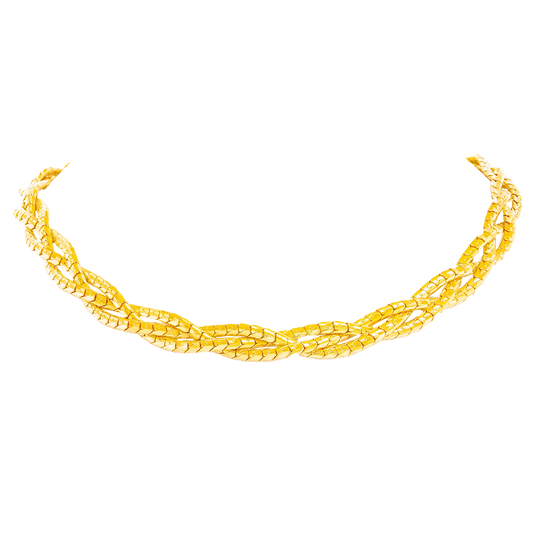 #27631 - Sixties Gold Necklace American