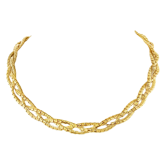 #27631 - Sixties Gold Necklace American