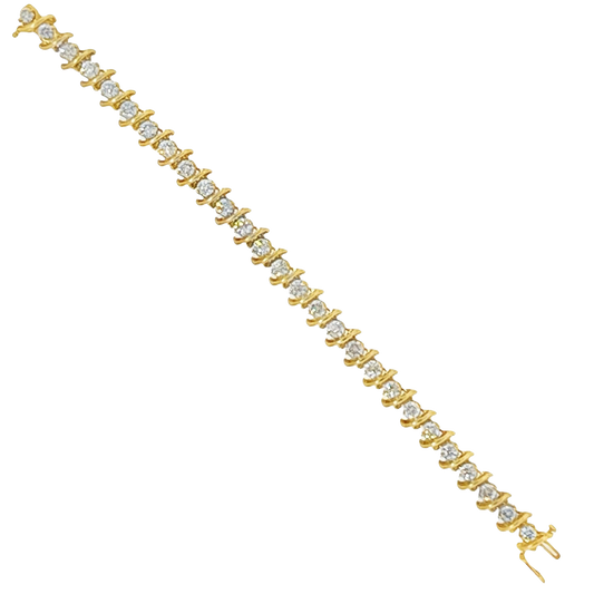 #27632 - Sixties 10 Carat Diamond Bracelet