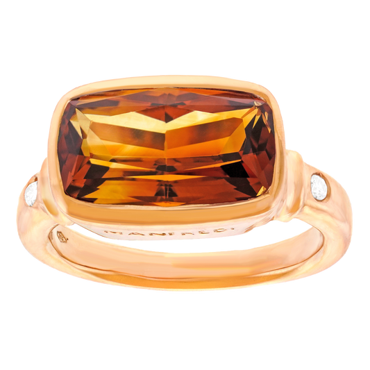 #27695 - Manfredi Italian Modern Citrine Ring