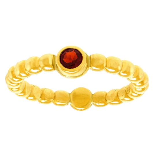 #27696 - Italian Design Garnet Ring