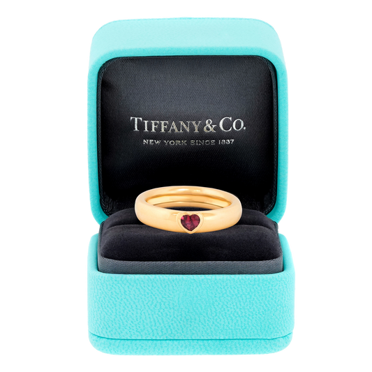 #27698 - Tiffany & Co. Heart-Shaped Tourmaline Ring