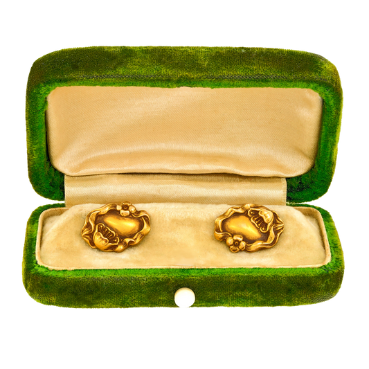 #27780 - Art Nouveau Gold Cufflinks