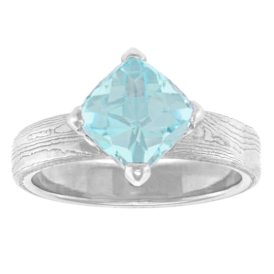 #27831 - Modernist Aquamarine Ring