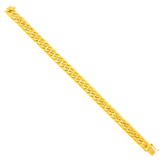 #27863 - Italian Gold Curb Link Bracelet