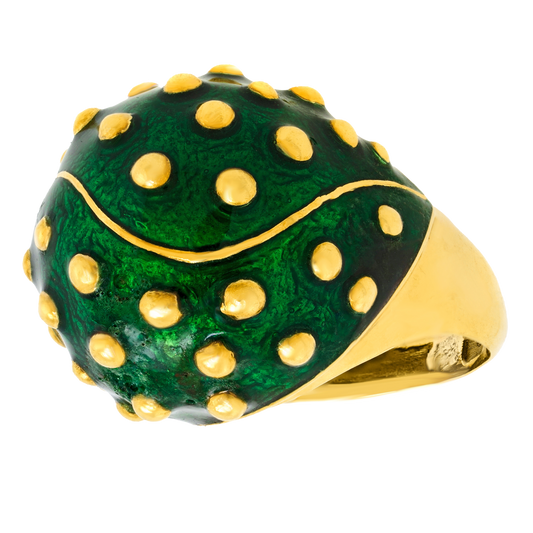 #27875 - David Webb Enamel Ring