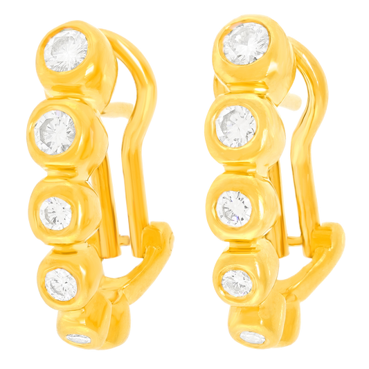 #27880 - Eighties Diamond Earrings