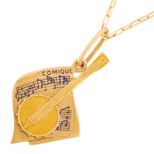 #27881 - Yale Banjo Club Fob-Pendant