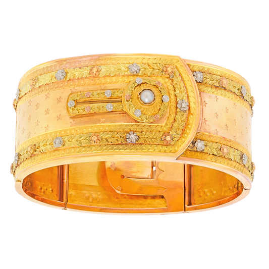 #27966 - Antique Gold Bracelet French