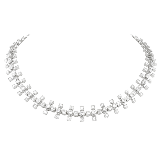 #27970 - Spectacular Diamond Necklace Kurt Aepli for Menrad Burch