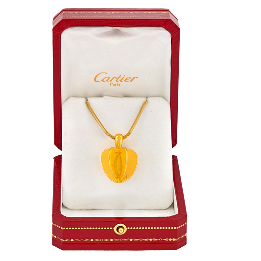 #28026 - Cartier Double C's Apple Pendant