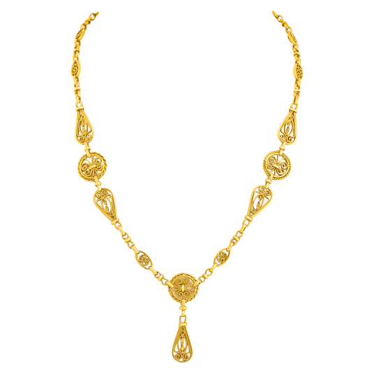 #28030 - Antique French Gold Necklace