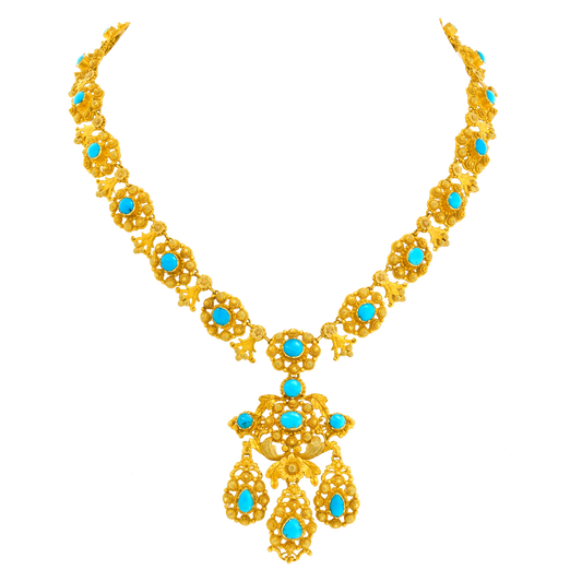 #28031 - Antique Turquoise Necklace