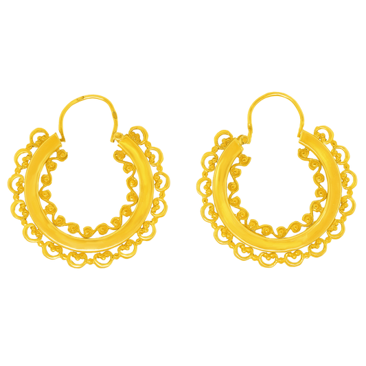 #28038 - Victorian Gold Earrings French