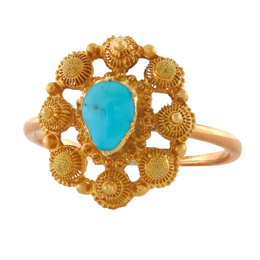 #28081 - Antique Persian Turquoise Ring