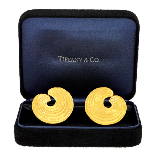 #28121 - Tiffany & Co. Spectacular Yellow Gold Earrings