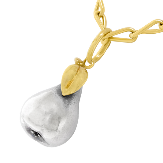 #28175 - Pomellato 18k and Sterling Pear Pendant