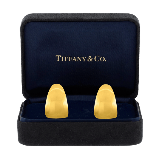 #28219 - Tiffany Polished Gold Earrings