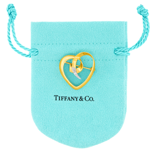 #28358 - Paloma Picasso Tiffany & Co. Diamond Heart Brooch