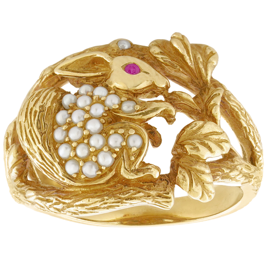 #28391 - CUTE CUTE cute Squirrel Ring