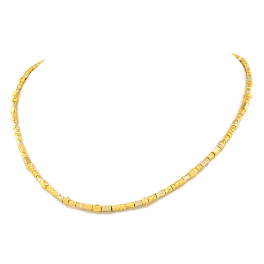 #28413 - Manfredi Revivalist Aesthetic Gold Necklace