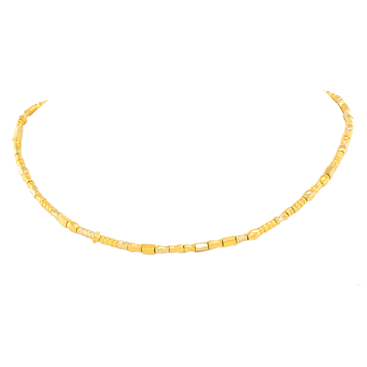 #28414 - Manfredi Revivalist Aesthetic Gold Necklace