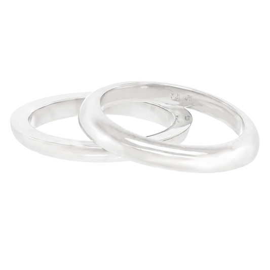 #28435 - Platinum Guard Rings By Henrich & Denzel