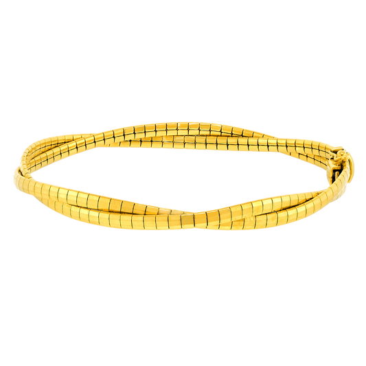 #28437 - Vintage 80s Gold Bracelet