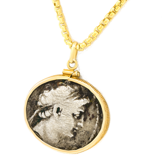 #28468 - Ancient Greek Coin Pendant
