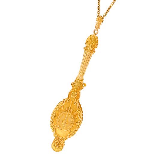 #28480 - Art Deco Gold Lorgnette