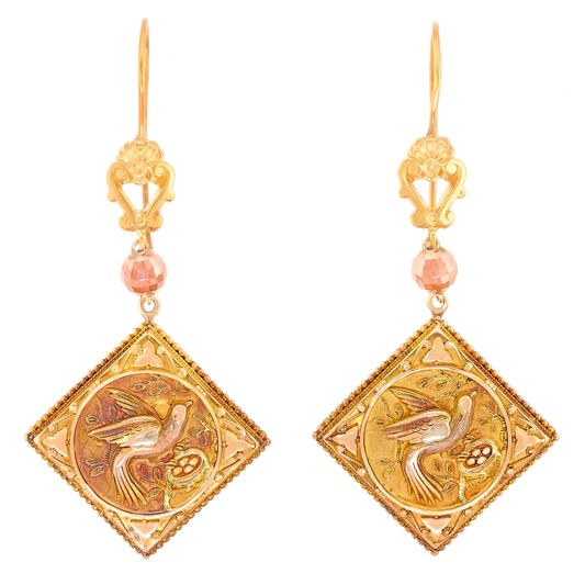 #28507 - Antique Earrings c1880s