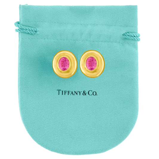 #28559 - Paloma Picasso for Tiffany Pink Tourmaline Earrings